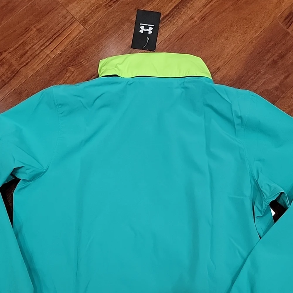 NWT size M Under Armour 1/2 zip windbreaker - Picture 8 of 14